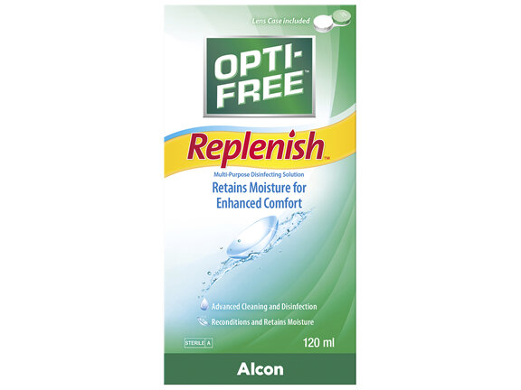 OPTI-FREE Replenish Contact Lens Solution 120mL