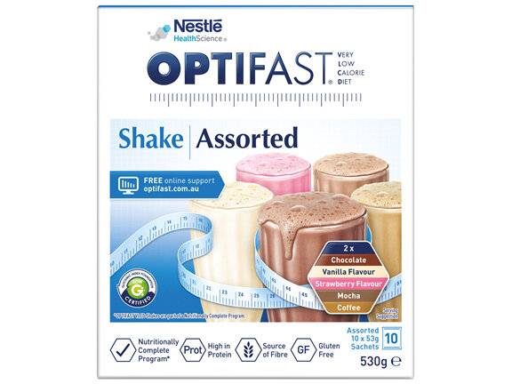 OPTIFAST VLCD Shake Assorted 10 Pack 530g