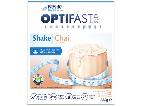 OPTIFAST VLCD Shake Chai 12 Pack 636g