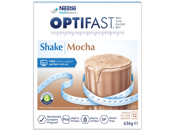 OPTIFAST VLCD Shake Mocha 12 Pack 636g