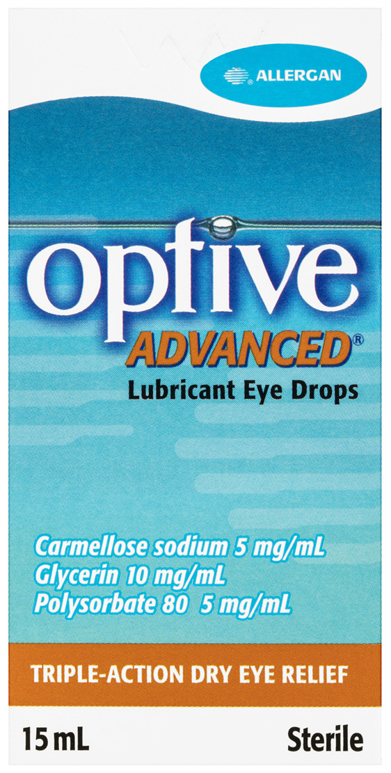 Optive Advanced Lubricant Eye Drops 15mL