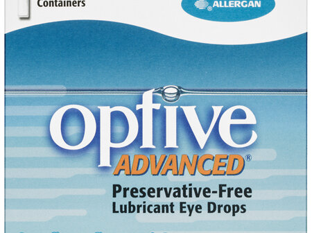 Optive Advanced Preservative-Free Lubricant Eye Drops 30 x 0.4mL