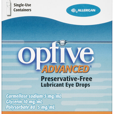 Optive Advanced Preservative-Free Lubricant Eye Drops 30 x 0.4mL