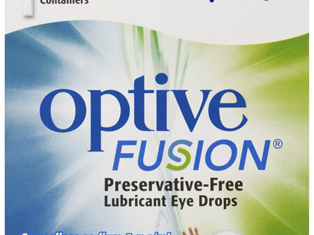 Optive Fusion Preservative-Free Lubricant Eye Drops 30 x 0.4mL