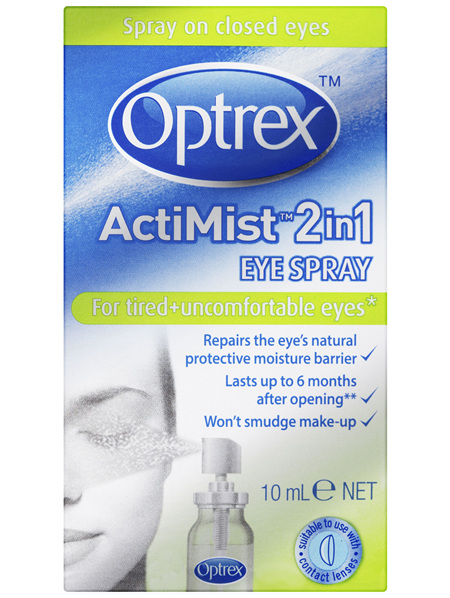 Optrex ActiMist 2in1 Tired Eye Spray 10mL