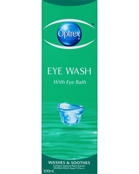 Optrex Eye Wash with Eye Bath 300ml
