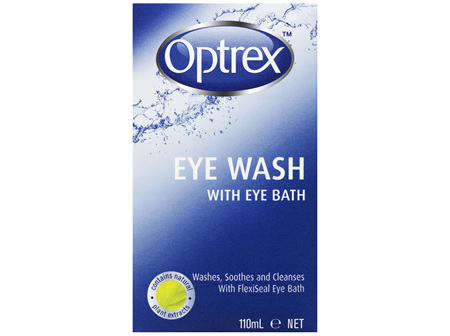 Optrex Fresh Eyes Liquid Eye Wash Bath 110ml