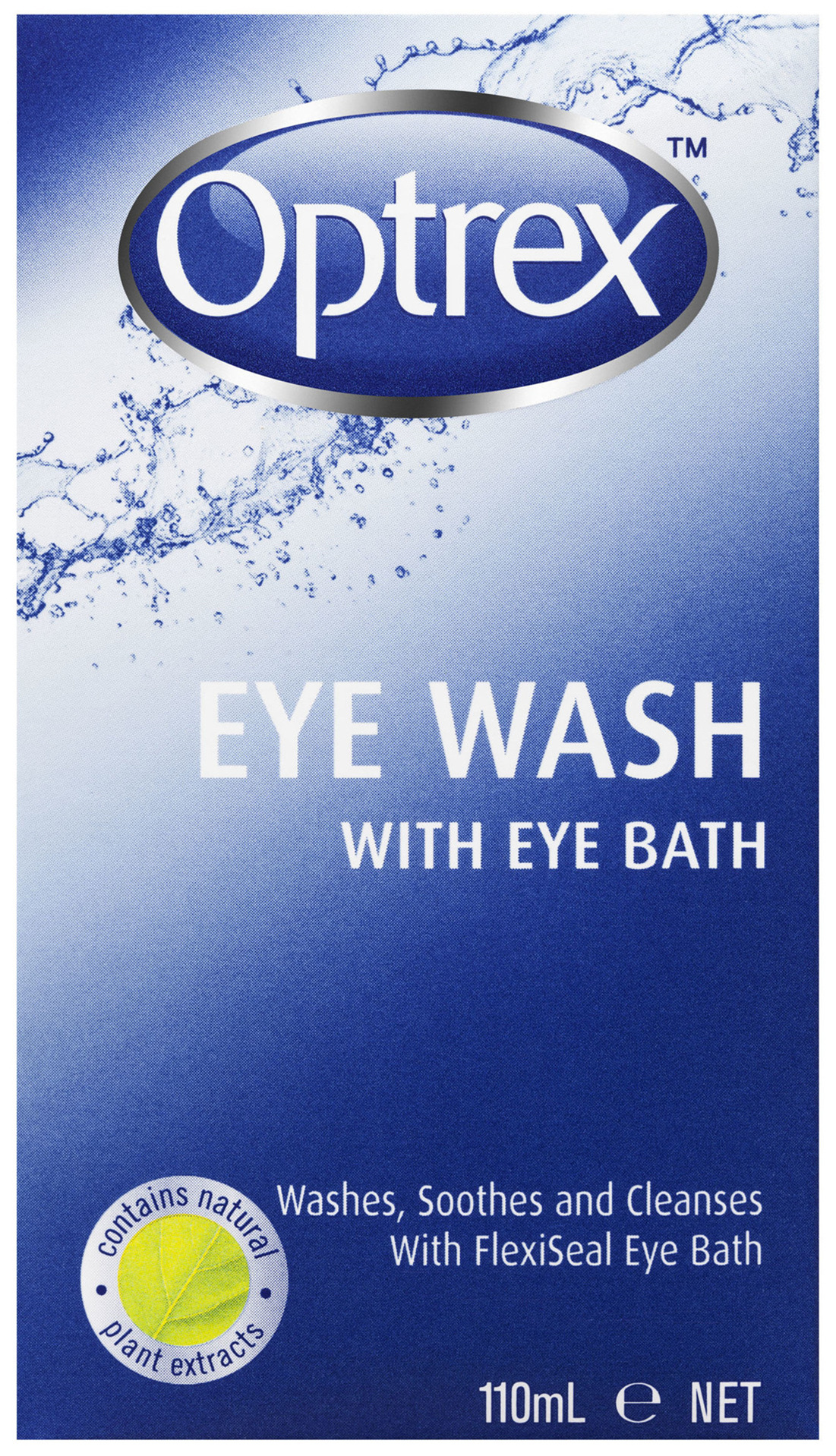 Optrex Fresh Eyes Liquid Eye Wash Bath 110ml SKUlibrary