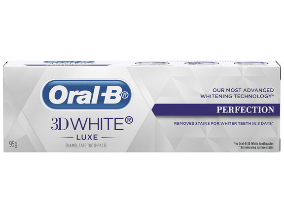 Oral-B 3DWhite Luxe Perfection Whitening Toothpaste, 95g 