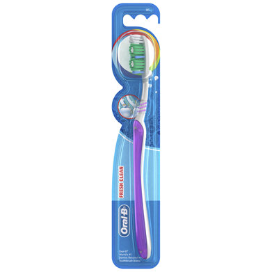 Oral-B All Rounder Fresh Clean Soft Manual Toothbrush 1 Pack