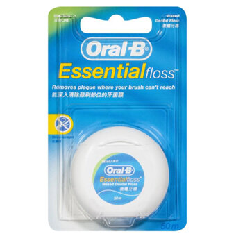 ORAL B Essential Waxed Floss Mint 50m