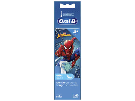 Oral-B Kids Spiderman 3+ Years Brush Head 2 Count