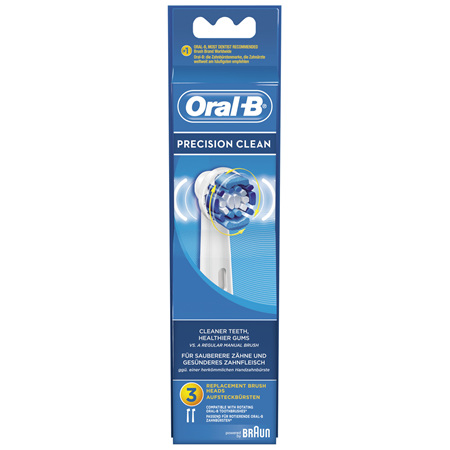Oral-B Precision Clean Replacement Brush Heads 3 Pack