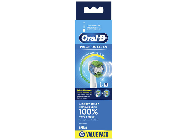 Oral-B Precision Clean Replacement Brush Heads 6ct