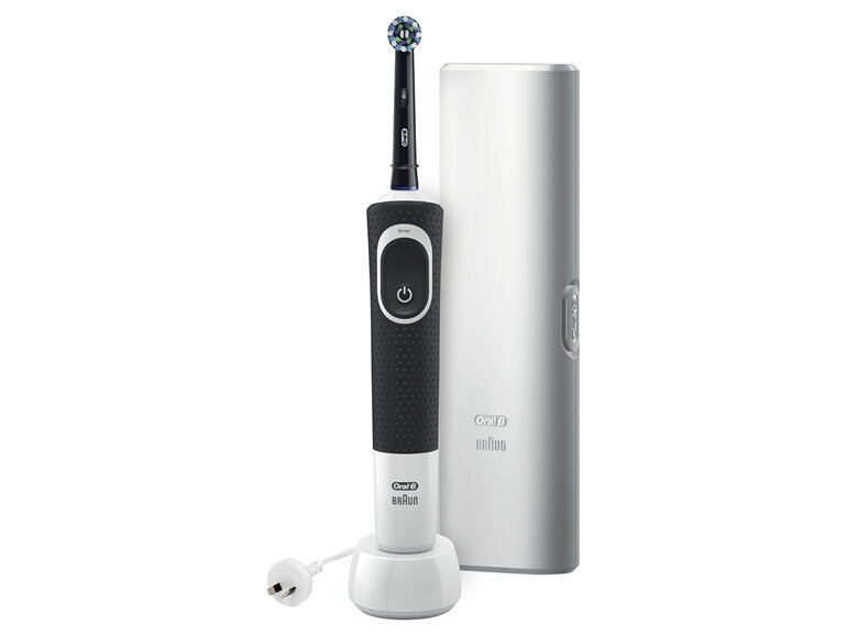 Oral-B PRO 100 CROSSACTION Midnight Black Rechargeable Toothbrush