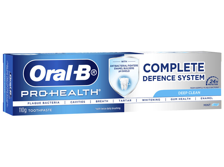 Oral-B Pro Health Complete Defence System Deep Clean Mint Toothpaste 110g