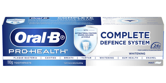 Oral-B Pro Health Complete Defence System Whitening Mint Toothpaste 110g