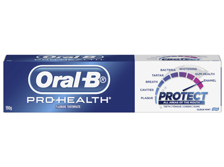 Oral-B Pro-Health Protect Clean Mint Fluoride Toothpaste 190g