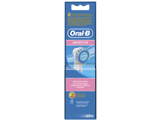 Oral-B Sensitive Clean Electric Toothbrush Replacement Head, 2 Pack 