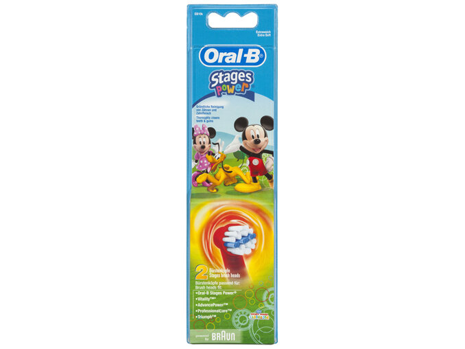 Oral-B Stages Power Brush Heads Mickey Mouse 2 Pack