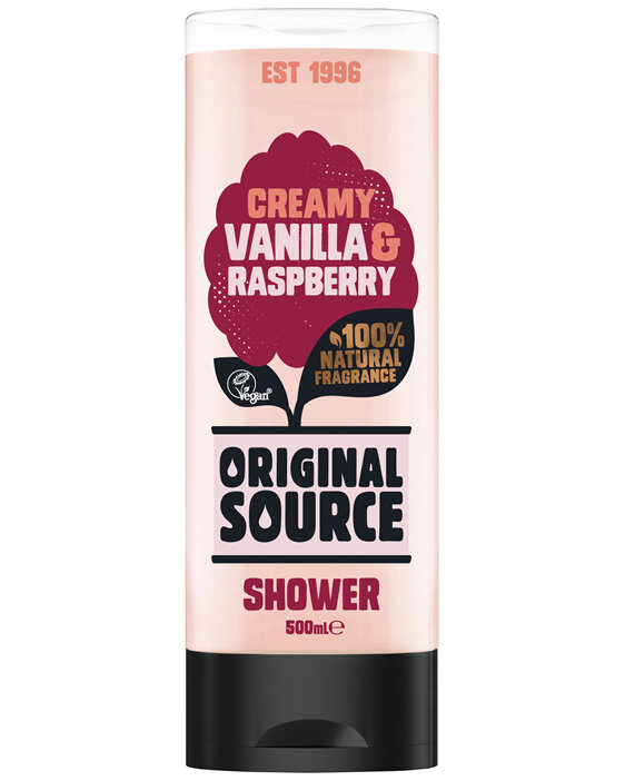 Original Source Creamy Vanilla & Raspberry Shower 500mL