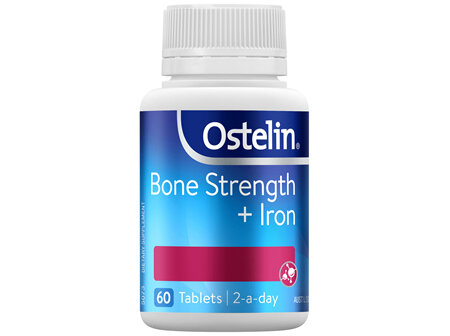 Ostelin Bone Strength + Iron 60 Tablets