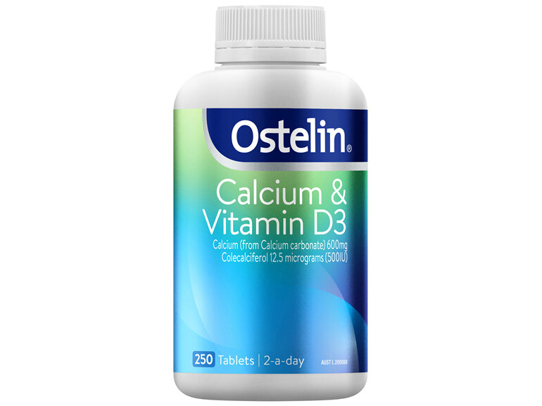 Ostelin Calcium & Vitamin D3 250 Tablets - Moorebank Day & Night Pharmacy
