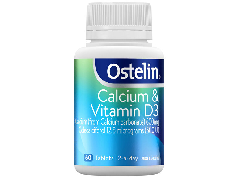 Ostelin Calcium & Vitamin D3 60 Tablets - Moorebank Day & Night Pharmacy