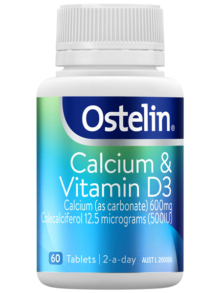 Ostelin Calcium & Vitamin D3 Tablets 60 Pack
