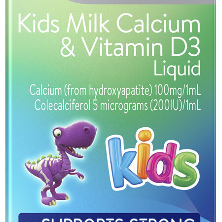 Ostelin Kids Milk Calcium & Vitamin D3 Liquid 90mL