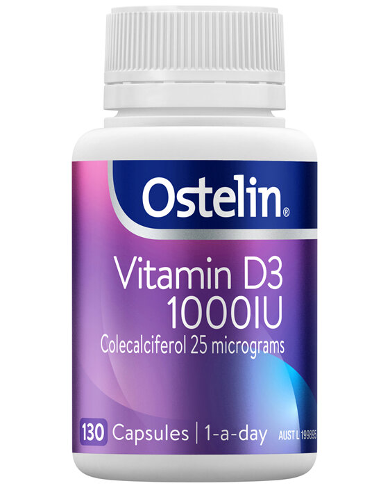 Ostelin Vitamin D3 1000IU Capsules 130 Pack