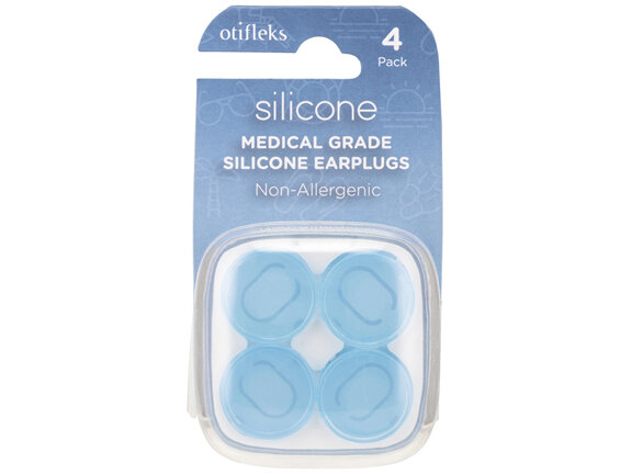 Otifleks Silicone Earplugs-4pk