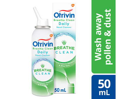 Otrivin Breathe Clean Natural Daily Nasal Cleanser 50ml