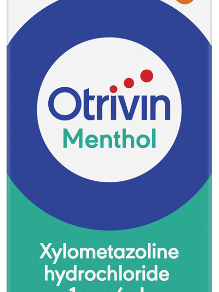 Otrivin Menthol Nasal Spray, for Blocked Nose, 10mL