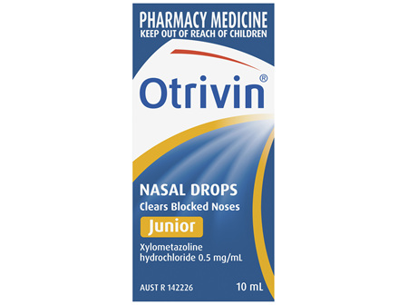 Otrivin Nasal Drops Junior 10mL