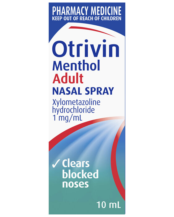 Otrivin Nasal Spray 10ml Menthol