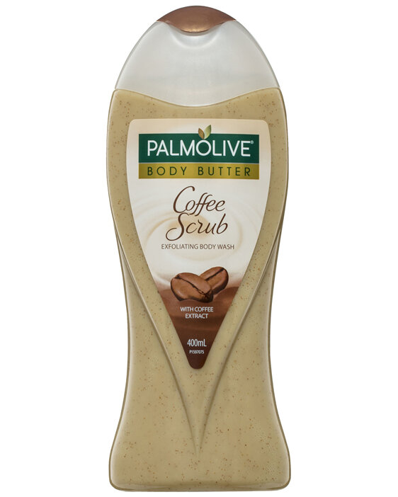 Palmolive Body Butter Coffee Scrub Exfoliating Body Wash Recyclable 400mL