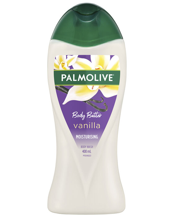 Palmolive Body Butter Vanilla 400mL, Moisturising Body Wash