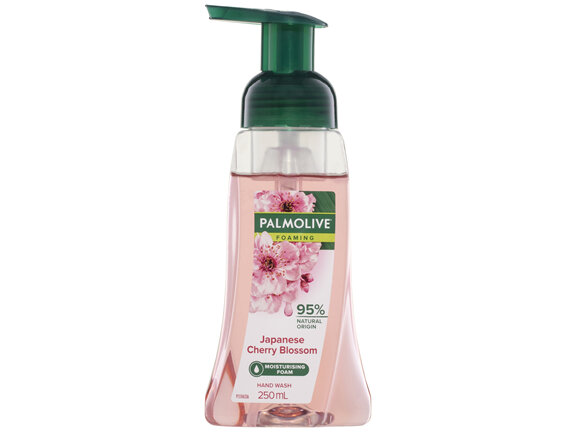 Palmolive Foaming Hand Wash Soap, 250mL, Japanese Cherry Blossom Pump, No Parabens Phthalates or