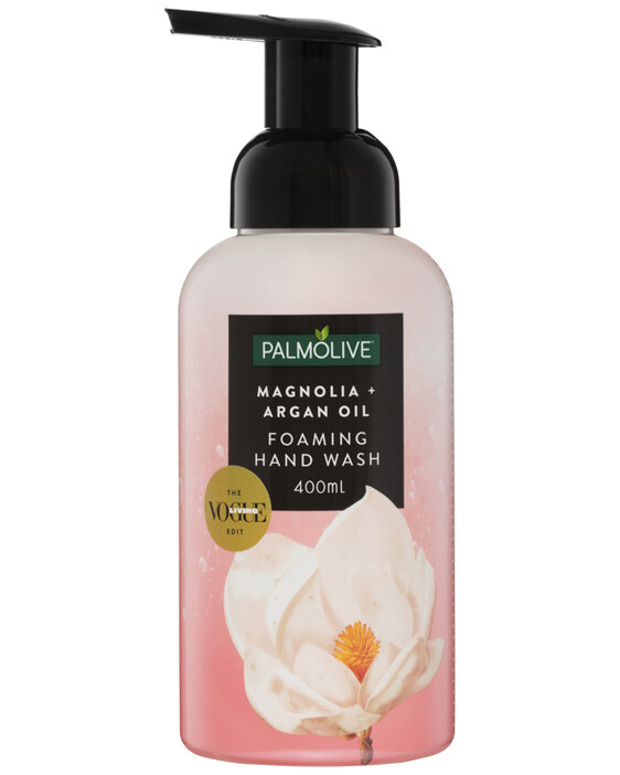Palmolive Foaming Hand Wash Soap 400mL, Magnolia and Argan Oil Pump, Recyclable Bottle