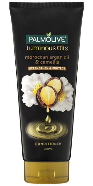 Palmolive Luminous Oils Hair Conditioner, Northern Rivers Macadamia, Argan & Camellia, 350mL,