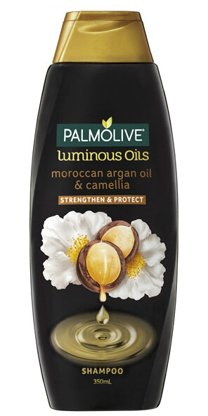 Palmolive Luminous Oils Hair Shampoo, Northern Rivers Macadamia, Argan Oil & Camellia, 350mL,