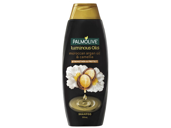 Palmolive Luminous Oils Hair Shampoo, Northern Rivers Macadamia, Argan Oil & Camellia, 350mL,