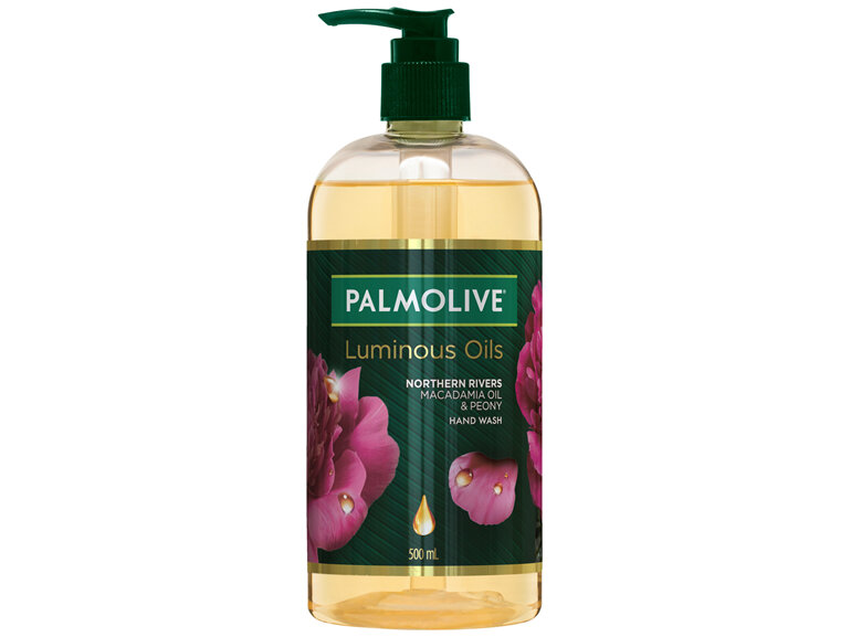 Palmolive Luminous Oils Hand Wash, Northern Rivers Macadamia Oil & Peony, 500mL Pump