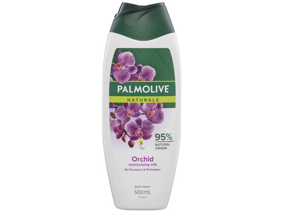 Palmolive Naturals Body Wash 500mL, Orchid with Moisturising Milk