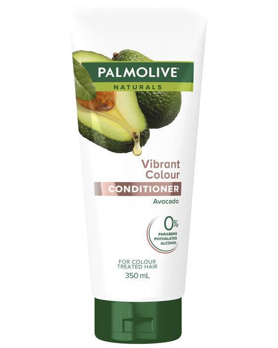 Palmolive Naturals Hair Conditioner, 350mL, Avocado, Vibrant Colour, For Colour Treated Hair, No