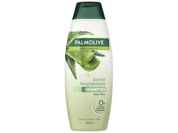 Palmolive Naturals Hair Shampoo, 350mL, Active Nourishment with Natural Aloe Vera Extract