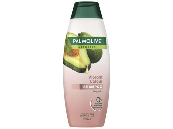 Palmolive Naturals Hair Shampoo, 350mL, Avocado, Vibrant Colour, For Colour Treated Hair