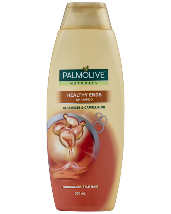 Palmolive Naturals Hair Shampoo Healthy Ends Ceramides & Camellia Oil for Normal/Brittle Hair 350mL