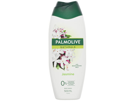 Palmolive Naturals Jasmine Body Wash, 500mL, with Moisturising Milk, No Parabens Phthalates or